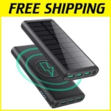 36800mAh Wireless Portable Charger with Dual QC4.0 and 25W PD USB C – Now $62.99