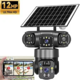 Solar Battery Powered Wireless WiFi Security Camera System for $57.68