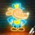 Wmat Dog Man LED Neon Sign for $17.24