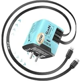 W&O 60W GAN Retractable Phone Charger Wall Plug – $11.98