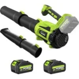 Wokegi 21V Cordless Electric Leaf Blower with 580CFM and 180 MPH Speed for $34.99