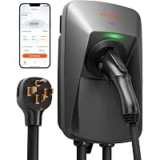 Wolfbox 48A Level 2 WiFi Portable EV Charger with NEMA 14-50 Plug – $214.49