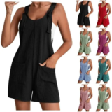 Women’s Adjustable Strap Summer Romper for $10.99