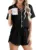 Women’s Short-Sleeve Pajama Sets for $14.99, originally $34.99