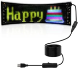 wooaismart 15″ x 4″ Full Color Programmable LED Scrolling Sign – $25 (40% Off)