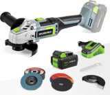 Workpro 20V Cordless Angle Grinder Kit for $40 – Up to 68% Off Hobby Tools