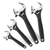 WORKPRO 4-Piece Adjustable Wrench Set 6″-12″ for $24