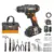 Worx 20V Cordless Drill Driver Kit with 84pc Accessory Kit for $67