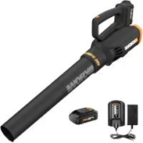 Worx 20V Turbine Fan Cordless Leaf Blower Kit with Battery and Charger for $59