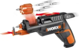 WORX 4V Cordless Power Screwdriver Set with 6 Bits & Screw Holder – $30
