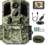Wosoda G300 36MP Night Vision Waterproof Trail Camera for $24.99
