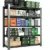 Wozbud Heavy Duty Metal Garage Storage Shelves 3500lbs Capacity for $89.99