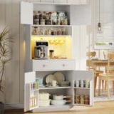 Wrought Studio 71-inch Tall Kitchen Pantry Storage Cabinet with Doors & Drawer – $159.99 ($899.93 Value)