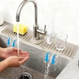 XiflLife 16×4.1-inch Silicone Kitchen Faucet Mat for $8.24