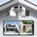 Xparkin Dual Lens Outdoor Security Cameras (2.5K/5MP) – $30