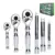 6-Piece XUNTUI 90-Tooth Stubby Ratchet Set for $20