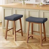 Yaheetech 24.5 Inch Counter Height Bar Stools Set of 2 for $64.39