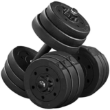 Yaheetech 44lb Adjustable Dumbbell Weight Set for $38