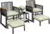 5-Piece Yaheetech Wicker Rattan Outdoor Conversation Set for $100