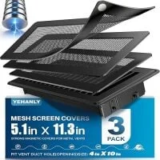 Yehanly 5.1″x11.3″ Magnetic Vent Screen Mesh Covers (3-Pack) for $14.99