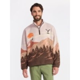 Yellowstone Faux Shearling Quarter-Zip Jacket for $9.54