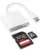 YOFEEPOP Dual Slot USB-C SD Card Reader (White) – $4.99