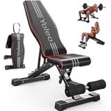 YOLEO Adjustable Weight Bench for Home Gym – Now $54.86