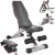 Yoleo Adjustable Weight Bench with 660 lb Capacity for $55.49