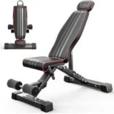 Yoleo Adjustable Weight Bench with 84 Positions for $59.99