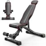 Yoleo XL Foldable Adjustable Weight Bench Now $60 with Coupon