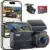 Yonvim 3.39″ IPS 2.5K QHD Front and Rear Dash Cam with 64GB MicroSD for $38.49