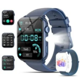 1.91″ Touchscreen Smart Watch with Heart Rate and Blood Oxygen Monitoring for $25.99