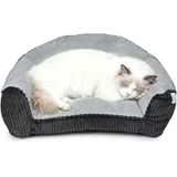ZAKAPAWS Soft Faux Rabbit Fur Pet Sofa Bed – $8.49 ($16.99 Original)