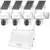 Zhxinsd PTZ 10Ch Ultra 4MP Wireless Outdoor Solar Security Camera Set for $146.99