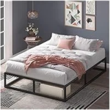 Zinus Joseph Metal Platform Bed Frame – Queen Size for $59.99