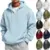 Oversized Hooded Sweatshirt with Pocket for $12.99