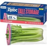 Ziploc Tall Food Storage Bags (10-Count) for $3.30