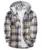ZITY Men’s Flannel Hoodie Shirt Now $9.99, Originally $40.99