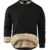 Zity Men’s Flee Sherpa Lined Crewneck Pullover Sweatshirt for $19.45