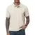 Zkman Men’s Polo Knit Textured Stretchy Casual Short Sleeve Shirt for $9.99