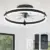 Zmishibo Low Profile 19.7″ Dimmable Ceiling Fan with Lights for $42.23