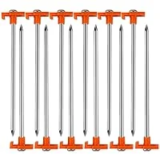 8-Pack Zmpkhba Galvanized Non-Rust Camping Tent Stakes for $4.49