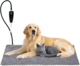 ZOMISIA 35″x24″ Waterproof Heating Dog Pad w/ Chew-Resistant Cord – $17 (Prime Members)