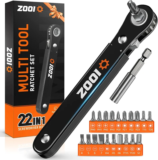 Zooi Ratcheting 22-In-1 Pocket Screwdriver for $5.99