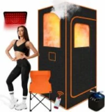 Zoolati 32″ x 32″ x 71″ 1200W Portable Steam Sauna Box Set for $98.99